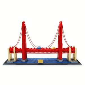 846ec88b-76d1-4a53-8c64-15be65f91390-1 Goodsright Decor 1977pcs Famous Places Series Classic Bridge Block Model, Creative Block Ornament, High Difficult Three-dimensional Assembling Collectible Model, DIY Gift