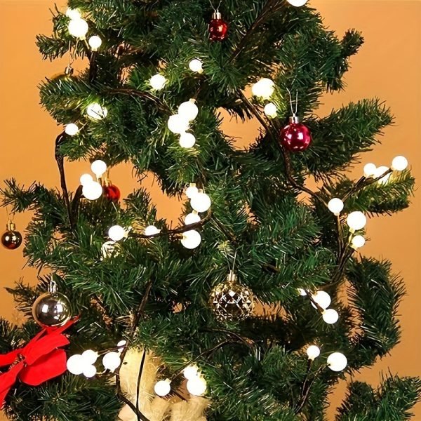 Goodsright Decor "Festive Radiance" 54 Led Fairy Lights - Usb Powered, Flashing Glow For Christmas, Halloween & Hanukkah Decorations, Outdoor Camping Ready