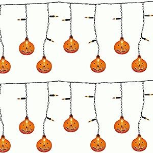 Orange Curtain Lights