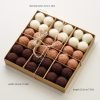 Goodsright Decor 36-Pack Wool Felt Balls, 1.18in Christmas Tree Ornaments, European Style, Festive Window & Scene Decor, Holiday Decorations, Boxed Set
