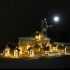 Goodsright Decor 1pc, 4.9ft 10 Lights, Small House String Lights, LED Christmas Decorative Lights, Cabin String Lights, Room And Bedroom Decor