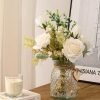 afe89f3196e3a653023eb1919d8ecbf6-1 Goodsright Decor 1 Bundle of Lifelike Simulation Rose Flowers - Artificial Wedding Bouquet for Farmhouse Home Boho Decor, Table Centerpieces, DIY Decorations, Spring Summer Room Decor, and Aesthetic Home Accents