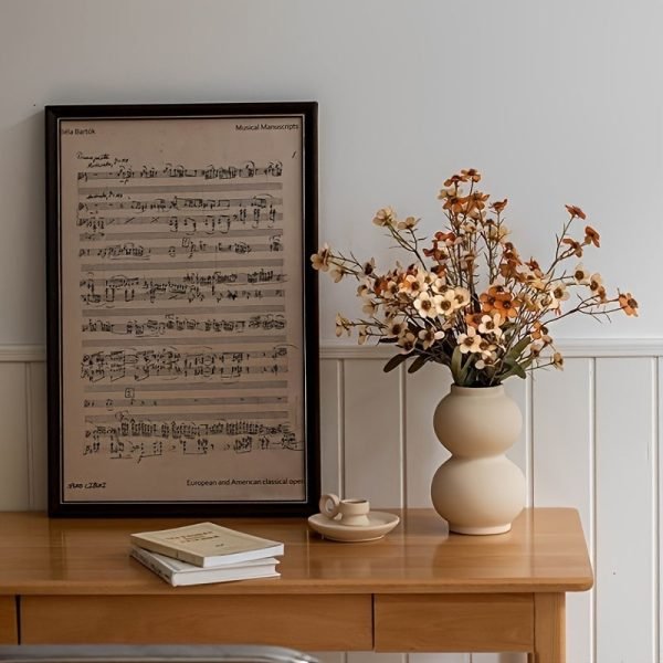 Goodsright Decor 4pcs 16 Delicate Petal Heads Artificial Flowers - Realistic Retro-Style Blooms with Small Tassel Accents - Perfect for Enhancing Home Decor, Beautiful Ornaments for Living Room Table Centerpieces or Coffee Table Decor