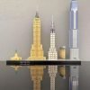 Goodsright Decor Creative Skyline Collectible Model Brick, New York City Trade Center Landmark Building Block Toys, Gifts, Home Decor