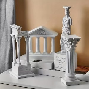 Goodsright Decor 1pc Exquisite Classic Roman Architecture Model Ornament - Beautiful Desk Accessory for Elegant Decoration - Suitable for Living Room, Bedroom, Office, Study, and More