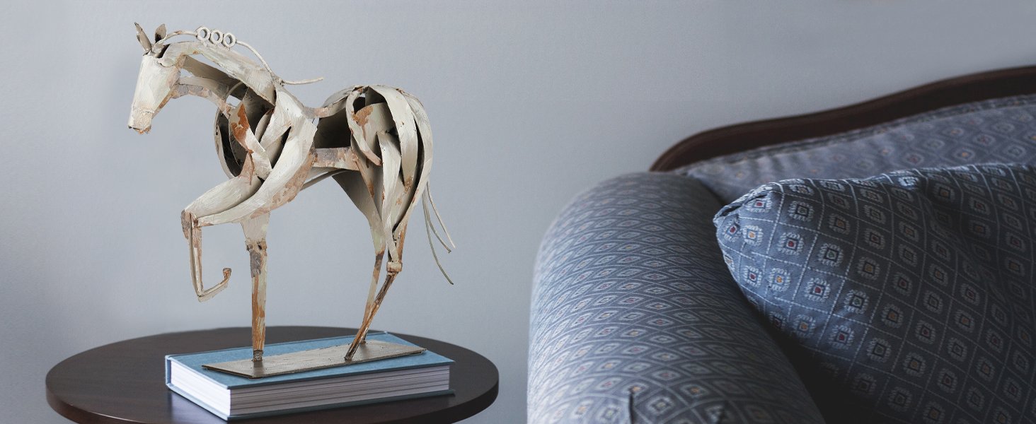 Strong Metal Horse Statue Sculpture 6