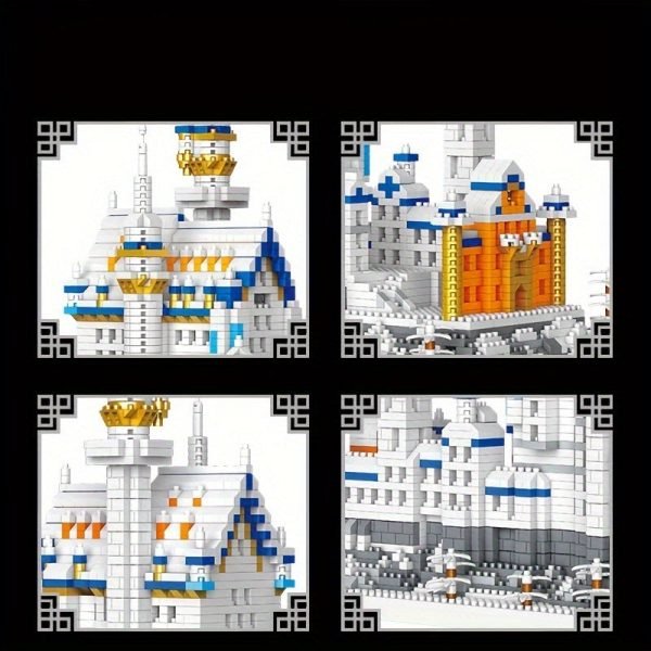 Goodsright Decor 2790pcs Miniature World Landmarks Building Set - Create & Display Swan Lake Castle - Educational Architecture Models - Perfect Gift & Decorative Masterpieces