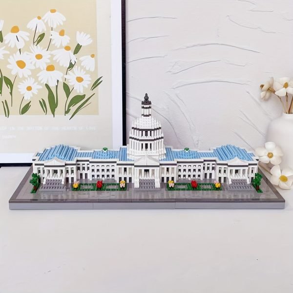 Goodsright Decor 3299pcs World Famous Landmark Large Building, Parliament Building Eiffel Tower Block Model, Three-dimensional Assembly Puzzle Toy, Christmas Birthday Gift