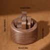 Goodsright Decor Walnut Car Diffuser - Unscented Incense Holder for Home Decor - Portable and Long-Lasting Fragrance - Perfect for Ramadan, 4th of July, National Freedom Day