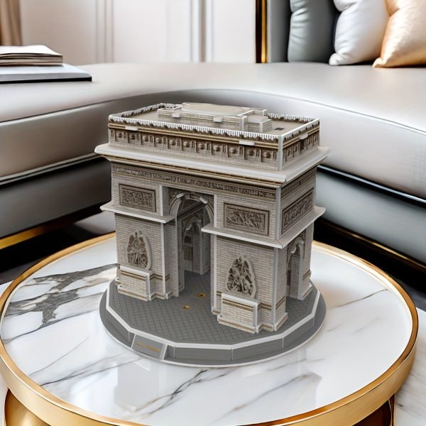 Goodsright Decor DIY 3D Arc de Triomphe Diorama Kit for Adults - Creative Paper Craft Home Decor, Collectible Olympic & Travel Souvenir, Ideal for Birthday, Graduation, Valentine's & Father's Day Gift