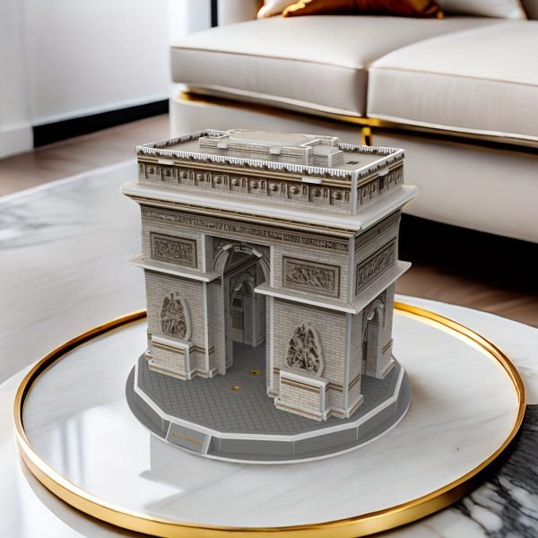 Goodsright Decor DIY 3D Arc de Triomphe Diorama Kit for Adults - Creative Paper Craft Home Decor, Collectible Olympic & Travel Souvenir, Ideal for Birthday, Graduation, Valentine's & Father's Day Gift