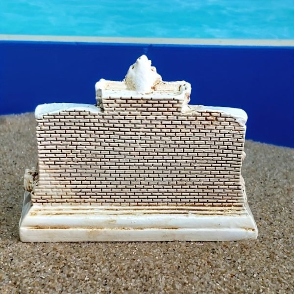 Goodsright Decor 1pc, Resin Miniature Trevi Fountain, Roman Church Sculpture, Rome Italy Sand Tray, Psychological Sandplay