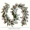Goodsright Decor 1pc 70.87 Inch High-quality Christmas Wreath Made Of Artificial Grape Vines, Hanging Flower Wreaths, Christmas Decoration, Home Christmas Fireplace Door Decoration